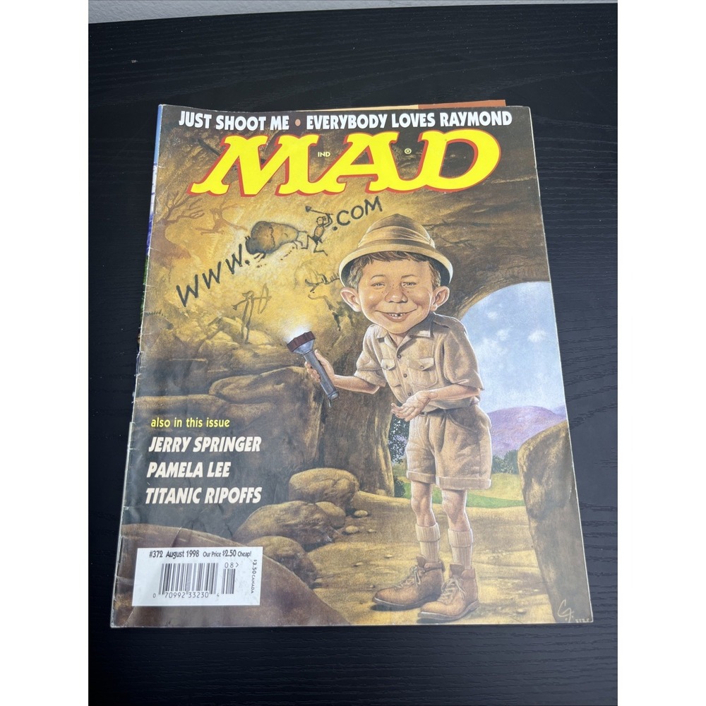 MAD Magazine #372 August 1998 Just Shoot Me Vintage Humor Magazine
